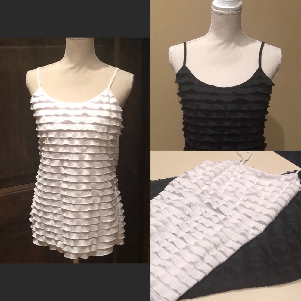 2 Flouncy Camisoles EUC!
